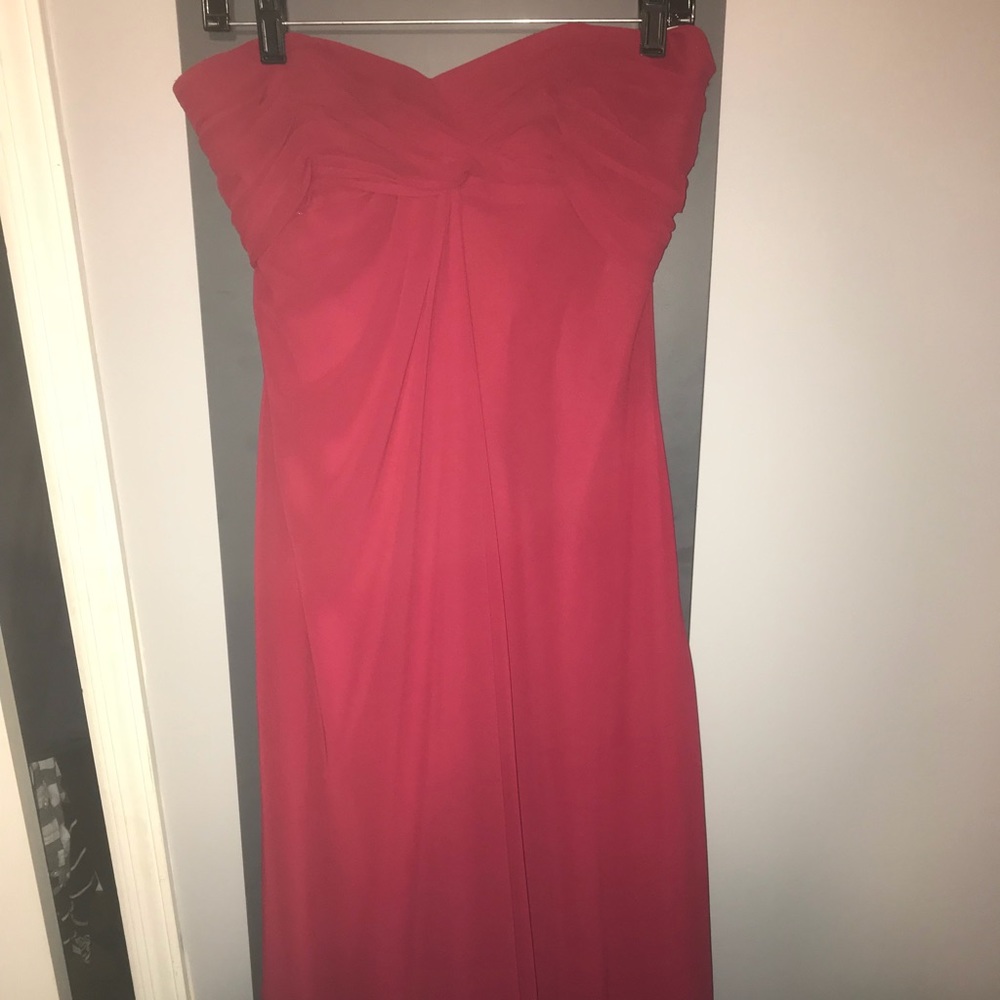 Red formal dress